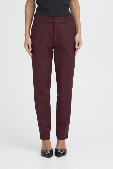 Blommefarvede ankellange habitbukser