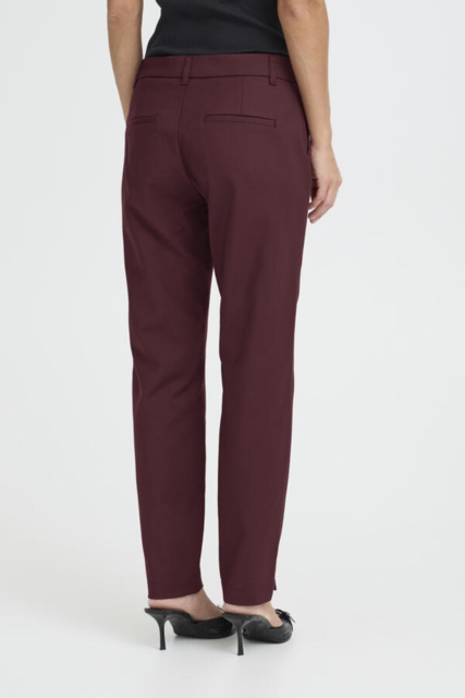 Blommefarvede ankellange habitbukser