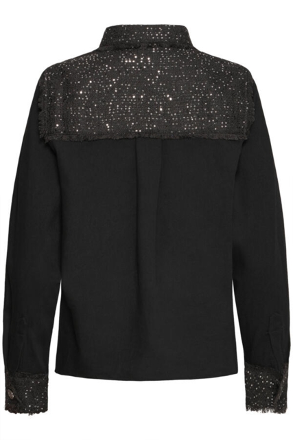 Sort Pulz jeans skjorte