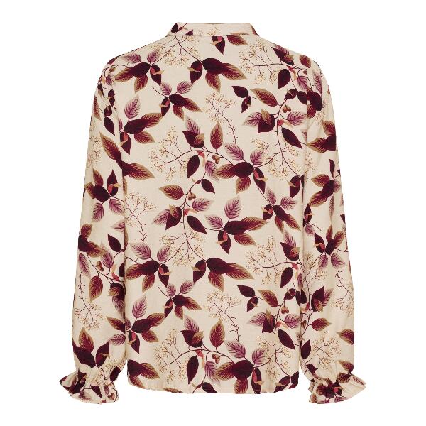 Marta skjorte med bordeaux print