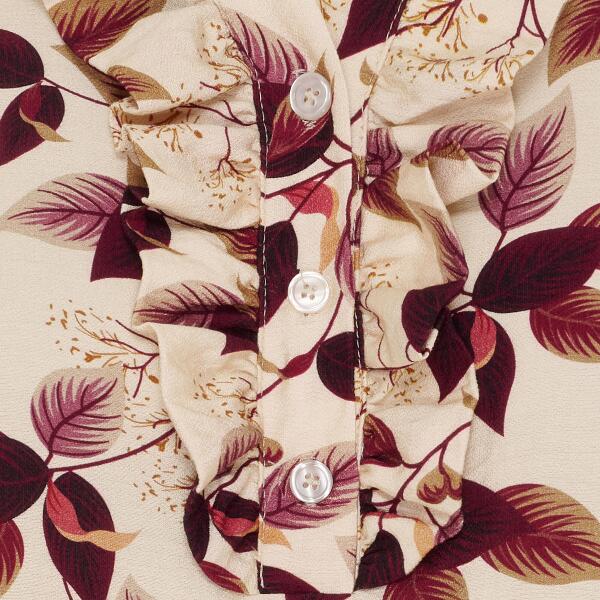Marta skjorte med bordeaux print