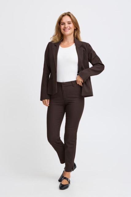 Brune Pulz jeans habitbukser