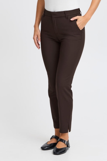 Brune Pulz jeans habitbukser