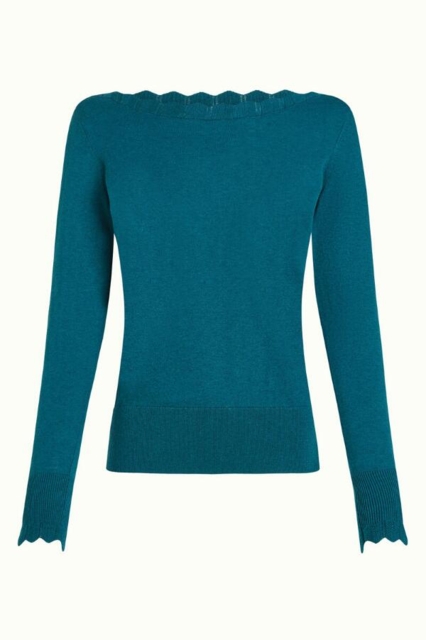 Turkisfarvet King Louie bluse