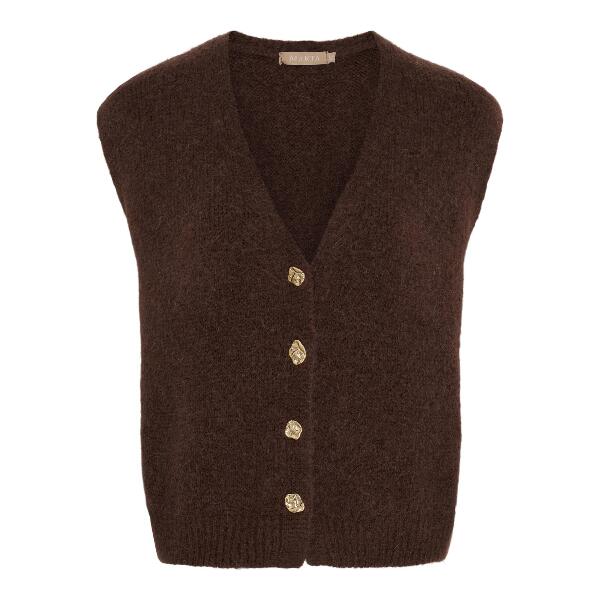 Ulden brun vest fra Marta