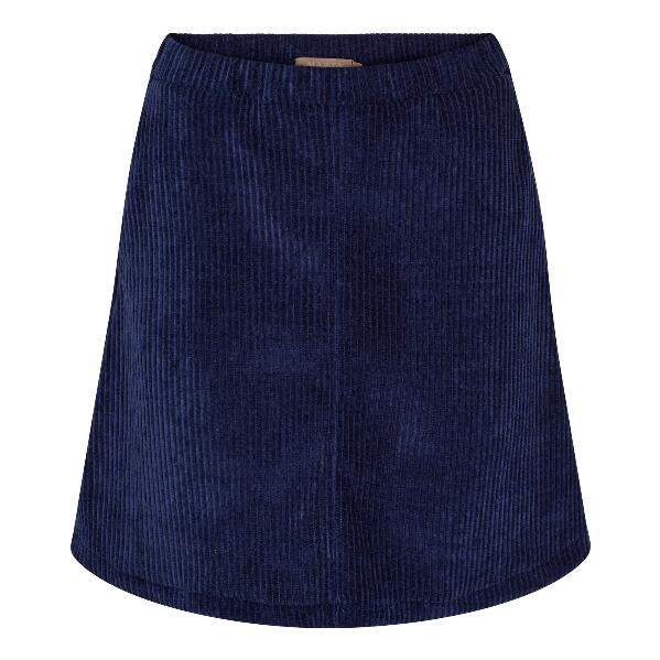 Blå fløjlsnederdel fra Marta du chateau