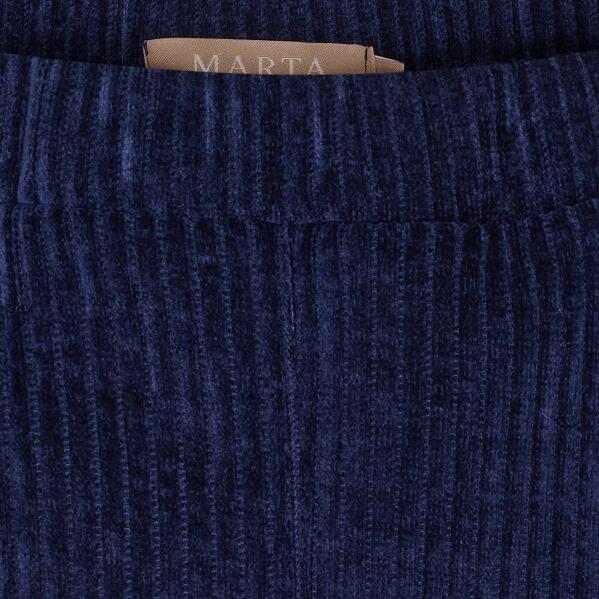 Blå fløjlsnederdel fra Marta du chateau