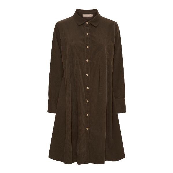 Brun fløjlskjole fra Marta