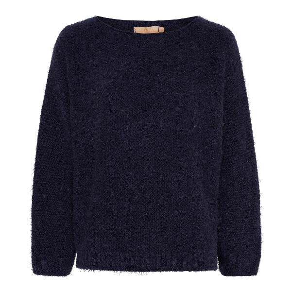 Blå strikbluse fra Marta du chateau