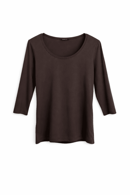 Mørkebrun T-shirt fra Mongul