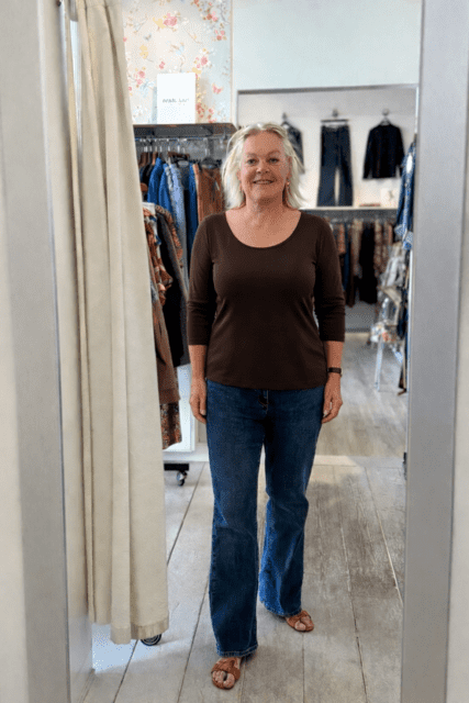 Mørkebrun T-shirt fra Mongul