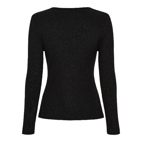 Sort  Marta T-shirt med sølvnister