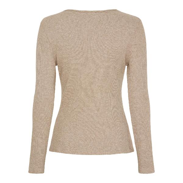 Lys camelfarvet Marta T-shirt