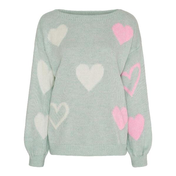 Mintgrøn strikbluse fra Marta du chateau