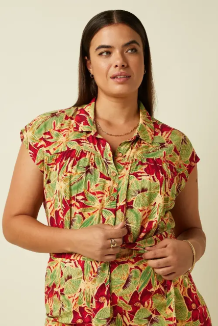 King Louie buksedragt med tropisk print