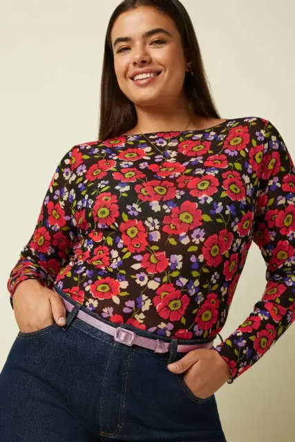 Syrenfarvet King Louie læderbælte