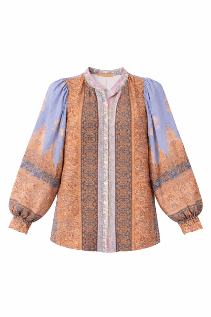 Skjortebluse med print fra Marta