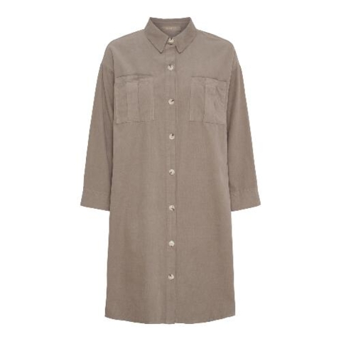 Varm grå fløjlskjole fra Marta