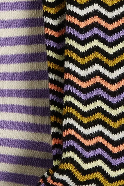 Korte King Louie strømper i lilla