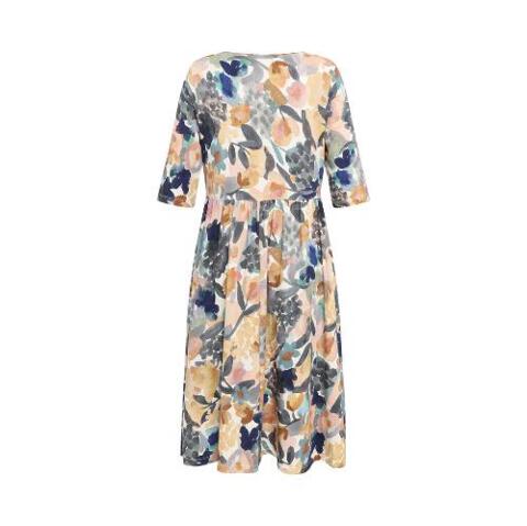 Mansted kjole med print