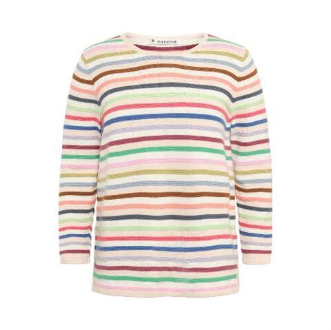 Stribet Mansted bluse i bomuld