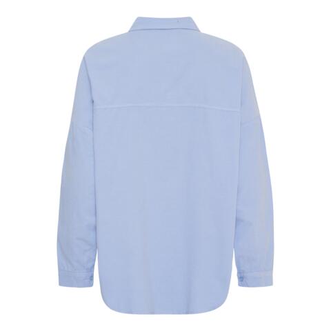 Lyseblå Marta fløjlsskjorte