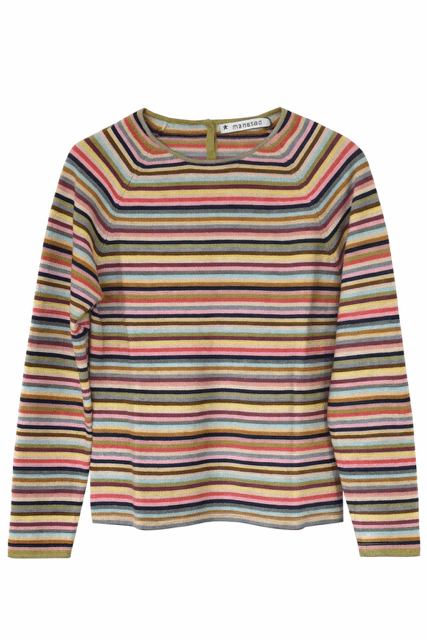 Stribet bluse fra Manted