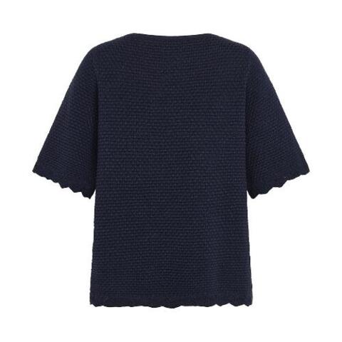 Marineblå Mansted bluse