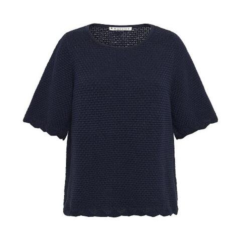 Marineblå Mansted bluse