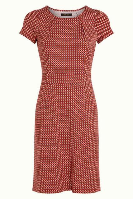 King Louie kjole med rødt print