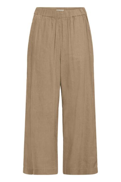 Ankellange valnød farvet bukser