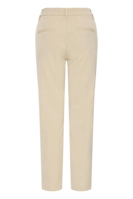 Ankellange Pulzjeans habitbukser i sand