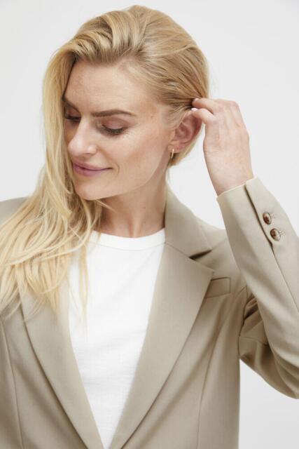 Blazer  i hvid peber farve fra Pulzjeans