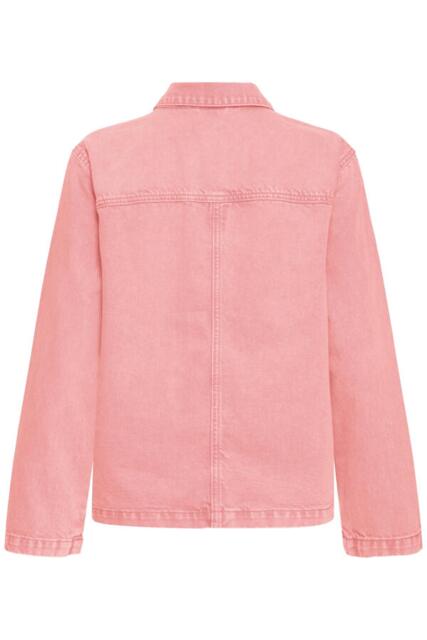Pulzjeans denimjakke i pink
