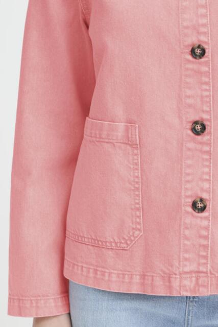 Pulzjeans denimjakke i pink