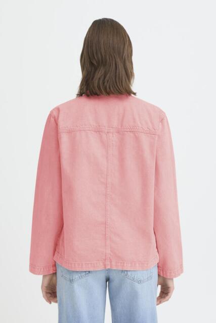 Pulzjeans denimjakke i pink