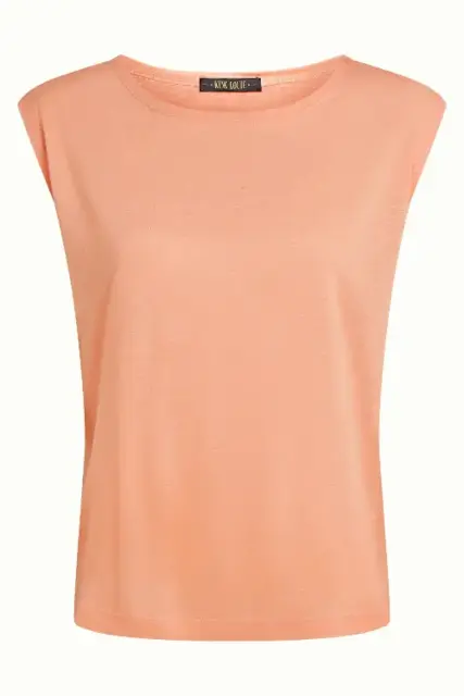 Koralfarvet King Louie top