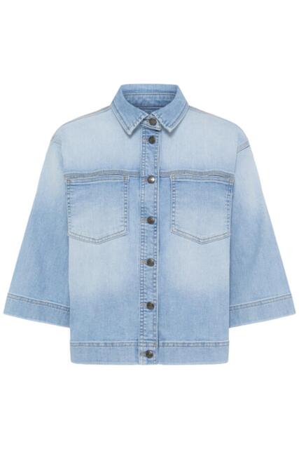 Lyseblå denimjakke fra Pulzjeans