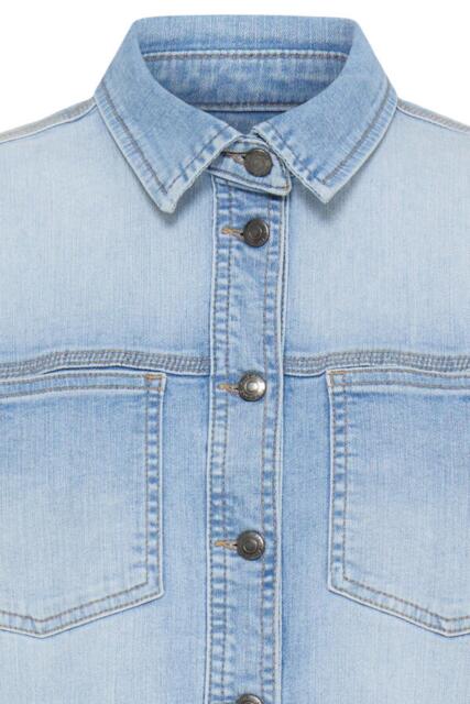 Lyseblå denimjakke fra Pulzjeans
