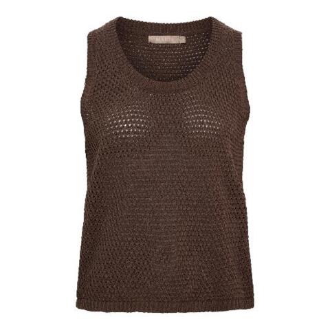 Brun strik top fra Marta