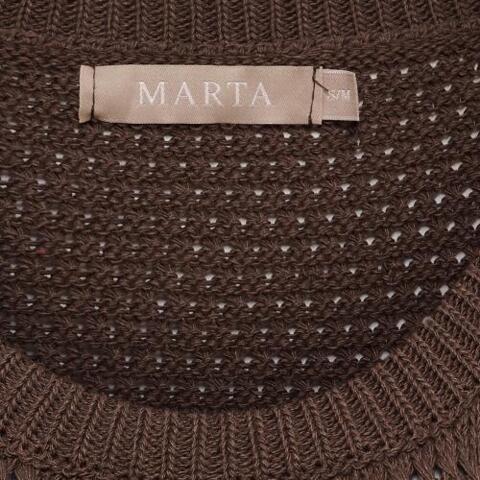 Brun strik top fra Marta