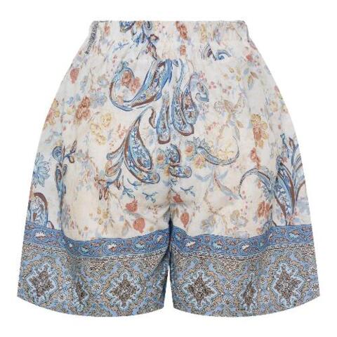 Shorts i blåt print fra Marta