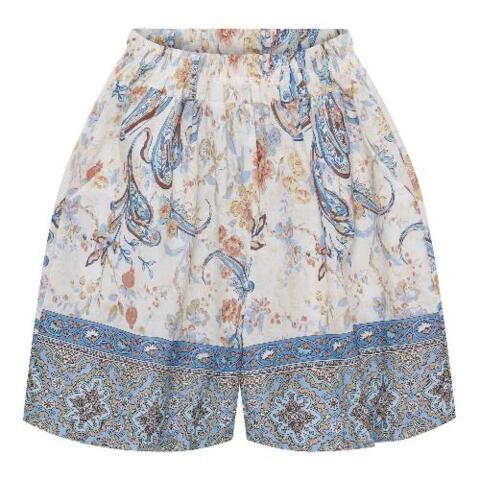 Shorts i blåt print fra Marta