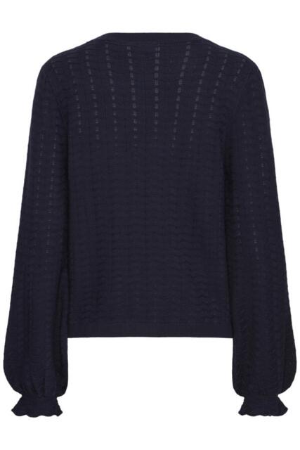 Mørkeblå  Pulz Jeans bluse