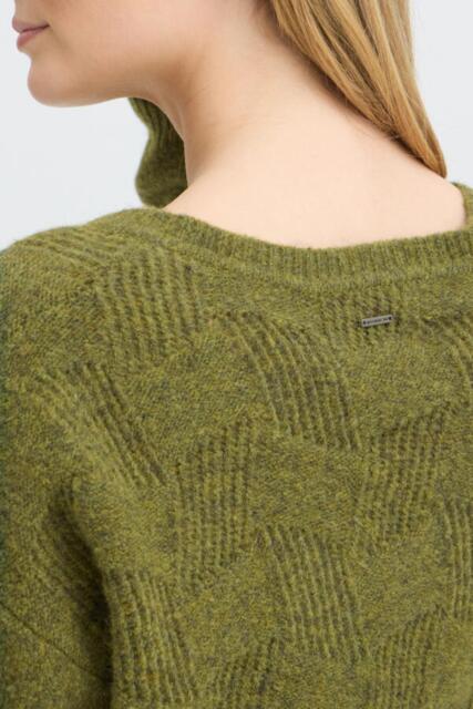 Olivengrøn Pulz Jeans bluse