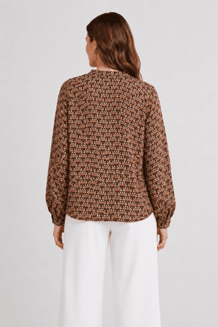 Skjortebluse fra PHJ  i grafisk print
