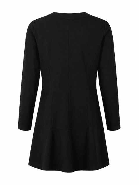 Sort Tunika med broderi