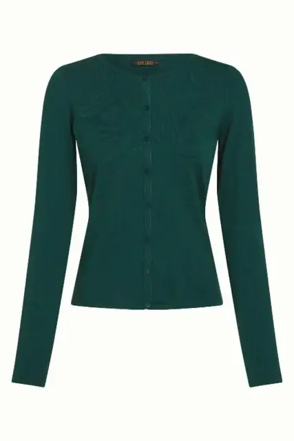 Mørkegrøn King Louie cardigan