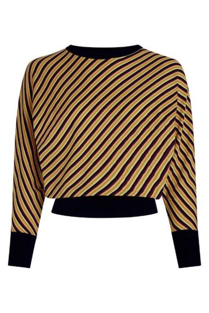 King Louie bluse med diagonale striber