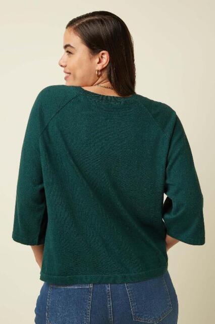 Mørkegrøn King Louie bluse